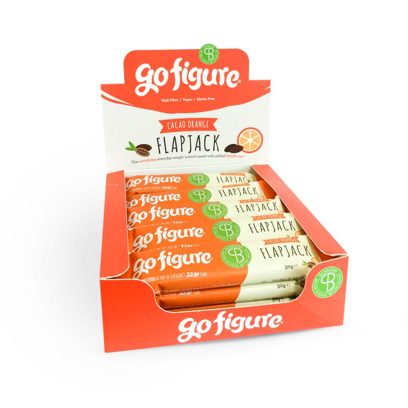 GoFigure Cranberry Coconut Flapjack Snack Bar Containing SlimBiome