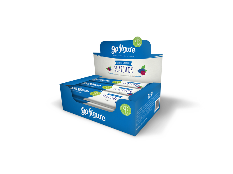 Gofigure Flapjack Snack Bar Box With SlimBiome®, 12x30g