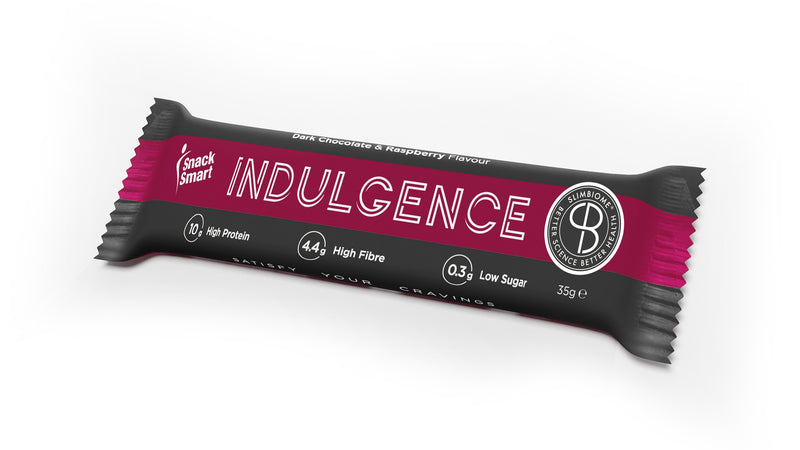 SnackSmart Slimbiome Indulgence  Bar - Prebiotic, Good for Gut Health, High Protein, Low Sugar - 12 Bars x 35g
