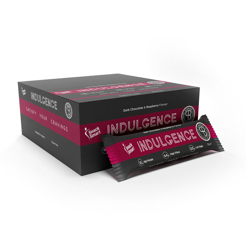 SnackSmart Slimbiome Indulgence  Bar - Prebiotic, Good for Gut Health, High Protein, Low Sugar - 12 Bars x 35g