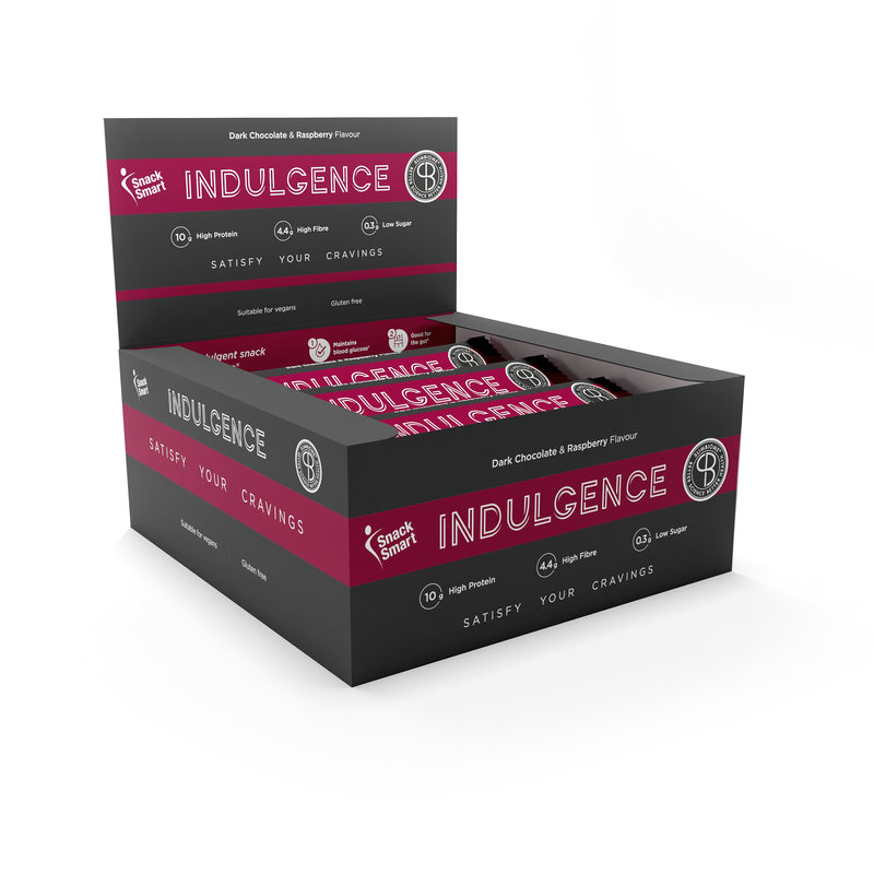 SnackSmart Slimbiome Indulgence  Bar - Prebiotic, Good for Gut Health, High Protein, Low Sugar - 12 Bars x 35g