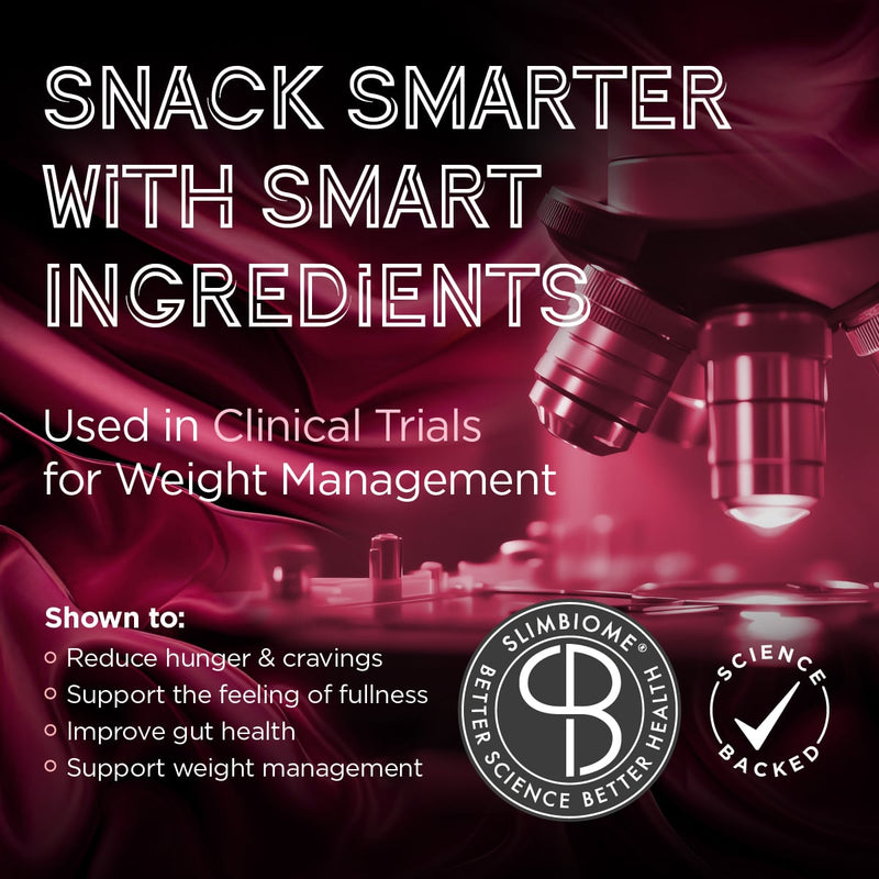 SnackSmart Slimbiome Indulgence  Bar - Prebiotic, Good for Gut Health, High Protein, Low Sugar - 12 Bars x 35g