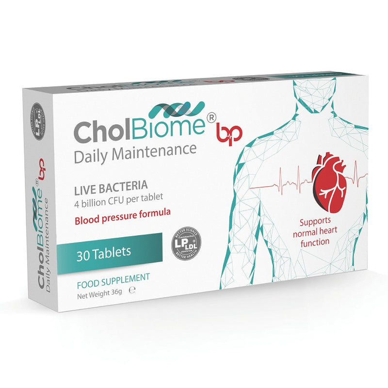 CholBiome®BP - Probiotic Supplement, 30 Tablets - Use CODE BP50 for 50% OFF (Limited Time Only) - OptiBiotix Online